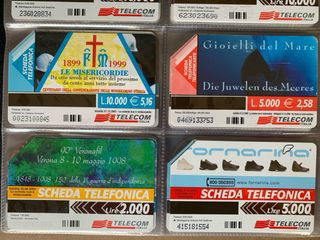 Lotto Schede Telefoniche Anni 90 Calcio