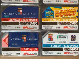 Lotto Schede Telefoniche Anni 90 Calcio