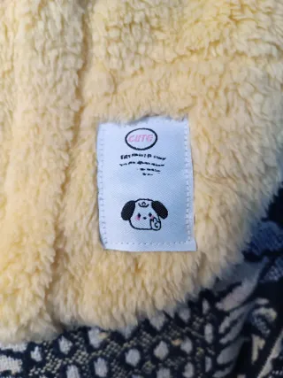 Abrigo amarillo polar suave para perro