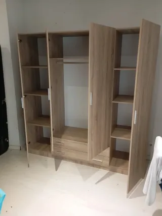 Armario 4 puertas madera