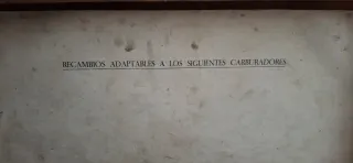 Recambios Carburador Seat Clásico