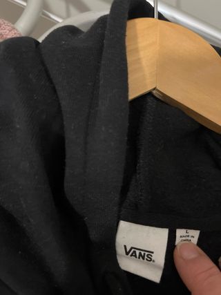 Vestido Sudadera Vans Negro