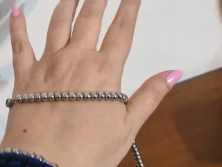 Bracciale Unisex Acciaio Sfere Acciaio