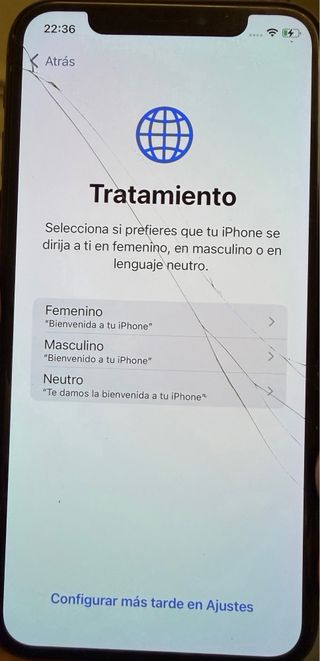 Apple iPhone X Negro