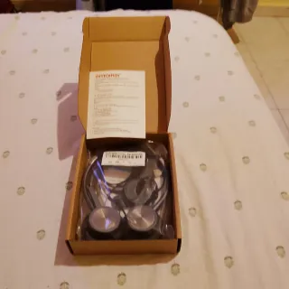 Auriculares Emaiker UC Negro/Plata