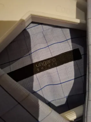 Camisa Ungaro Hombre Azul/Gris