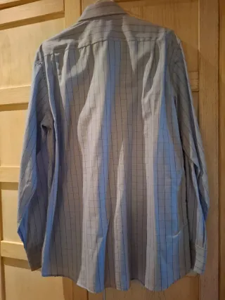 Camisa Ungaro Hombre Azul/Gris