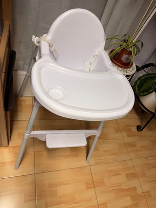 Silla Comedor Bebé Blanca