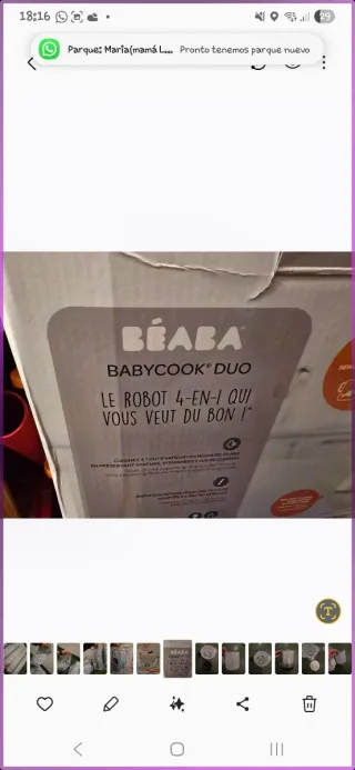 Jarra repuesto Babycook