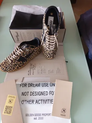 Golden Goose Marathon Leopardo