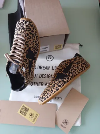 Golden Goose Marathon Leopardo