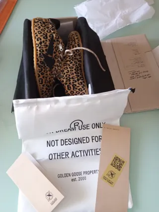 Golden Goose Marathon Leopardo