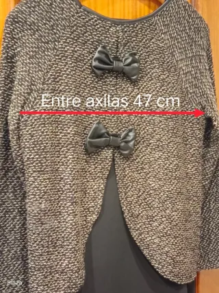 Jersey de punto con lazos
