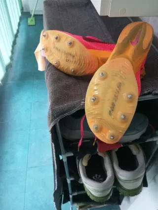 Nike Bambas Clavos Atletismo Naranja/Rosa