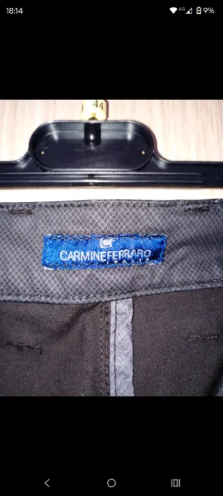 Pantaloni uomo Carmine Ferraro neri