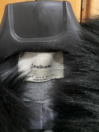 Abrigo gris Stradivarius talla S