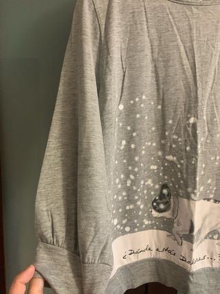 Sudadera Dolores Hell manga francesa perro