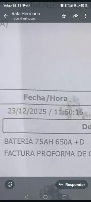 Batería Coche Stark Energy 75Ah 650A