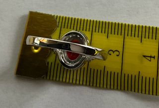 Anello vintage con gemma rubino rosso