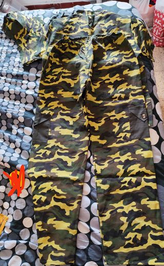 Disfraz Militar Camuflaje Adulto Talla M-L