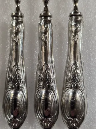 Set 6 forchette argento vintage