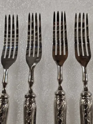 Set 6 forchette argento vintage