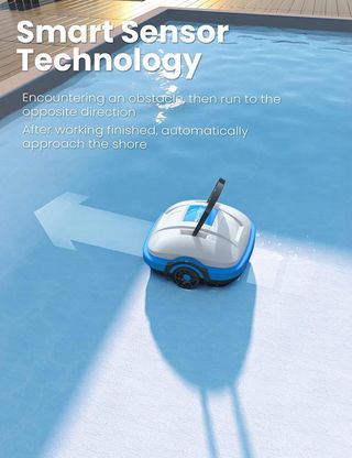 Robot Limpiafondos Piscina Inalámbrico