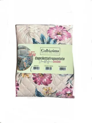 Copriletto trapuntato Galbissima Doubleface