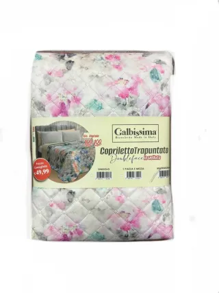 Copriletto trapuntato Galbissima Doubleface