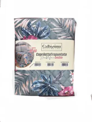 Copriletto trapuntato Galbissima Doubleface