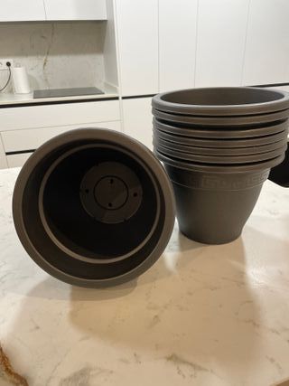Lote 13 Macetas Plástico Ø25 cm