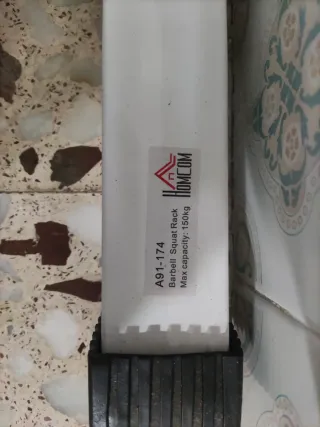 Soportes para barra de pesas