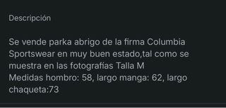 Parka Columbia Verde y Morado