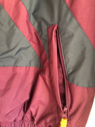 Parka Columbia Verde y Morado