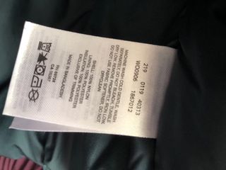 Parka Columbia Verde y Morado