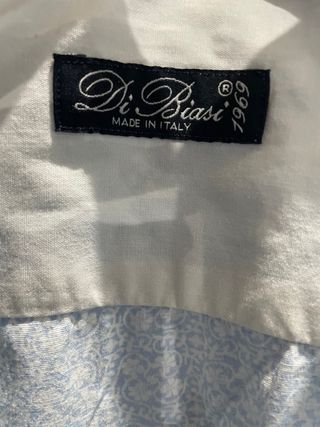 Camicia Di Biasi uomo fantasia azzurra