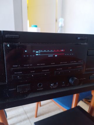 Doble Pletina Kenwood KX-W4080 Negra