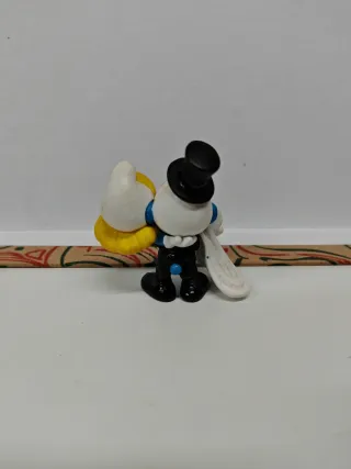 Figura Novios Pitufos Boda Schleich 20746