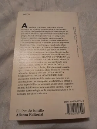 Relatos de viajes en la literatura griega antigua
