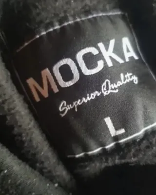 Sudadera gris y negra talla L