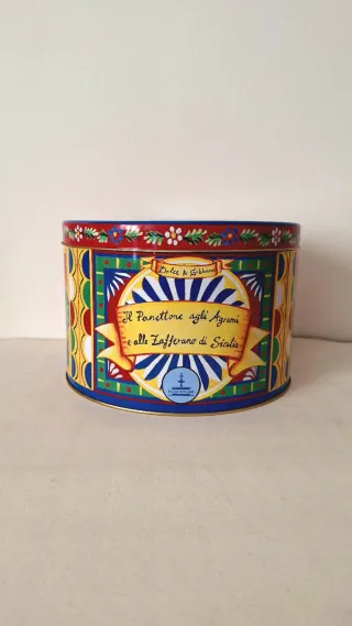 Scatola Latta Dolce & Gabbana Fiasconaro - Verde