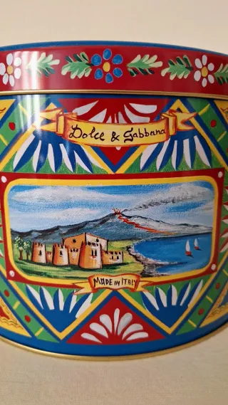 Scatola Latta Dolce & Gabbana Fiasconaro - Verde