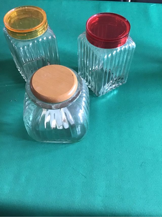 Set 3 Barattoli Vetro Vintage