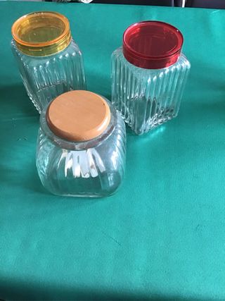 Set 3 Barattoli Vetro Vintage