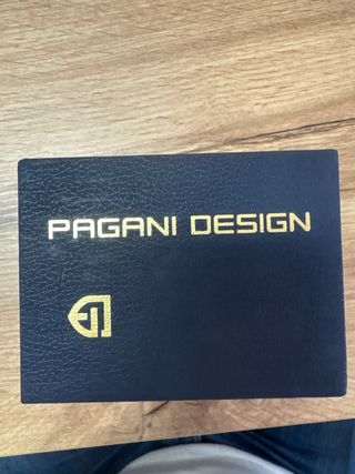 Correa de reloj Pagani Design azul y plata