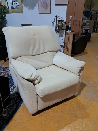 Butaca Relax Beige Tela