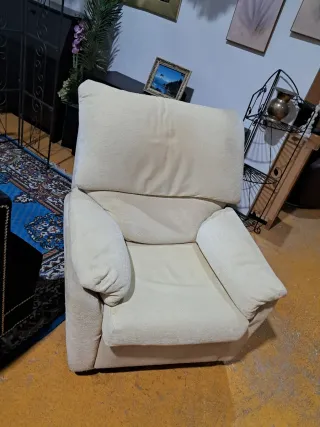 Butaca Relax Beige Tela