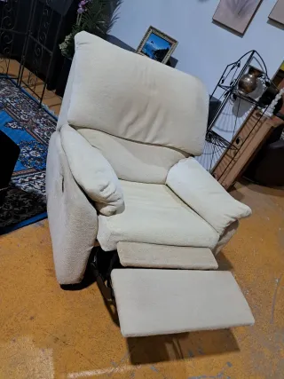 Butaca Relax Beige Tela