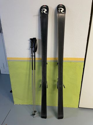 Esquís Rossignol con bastones HEAD
