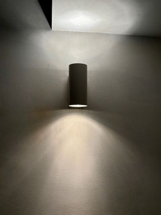 Aplique de pared blanco 2ud